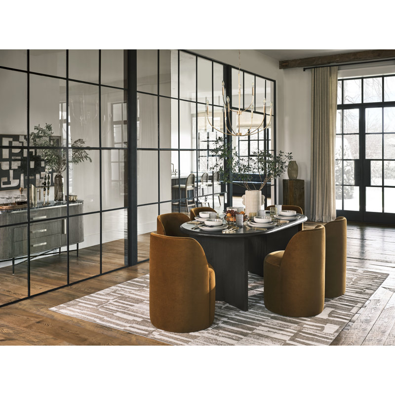 Brix Oval Dining Table & Reviews | Joss & Main